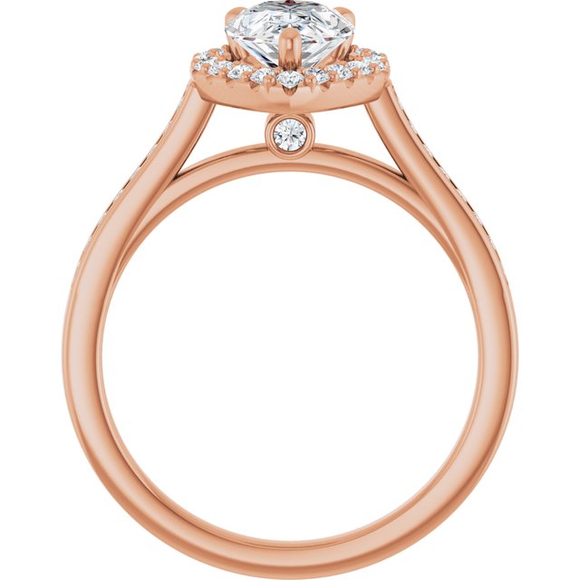 Pear Engagement Ring Mounting