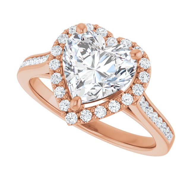 Heart Engagement Ring Mounting
