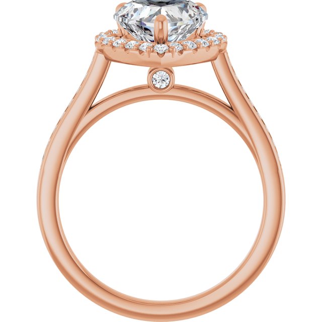 Heart Engagement Ring Mounting