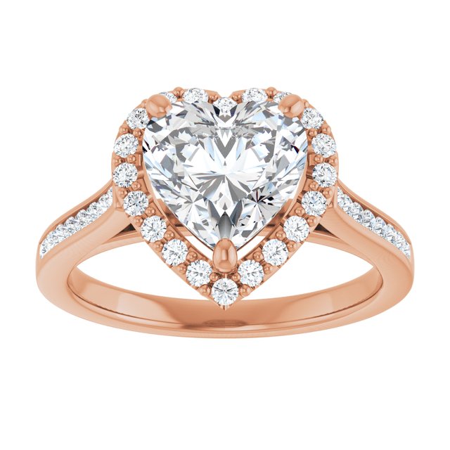 Heart Engagement Ring Mounting