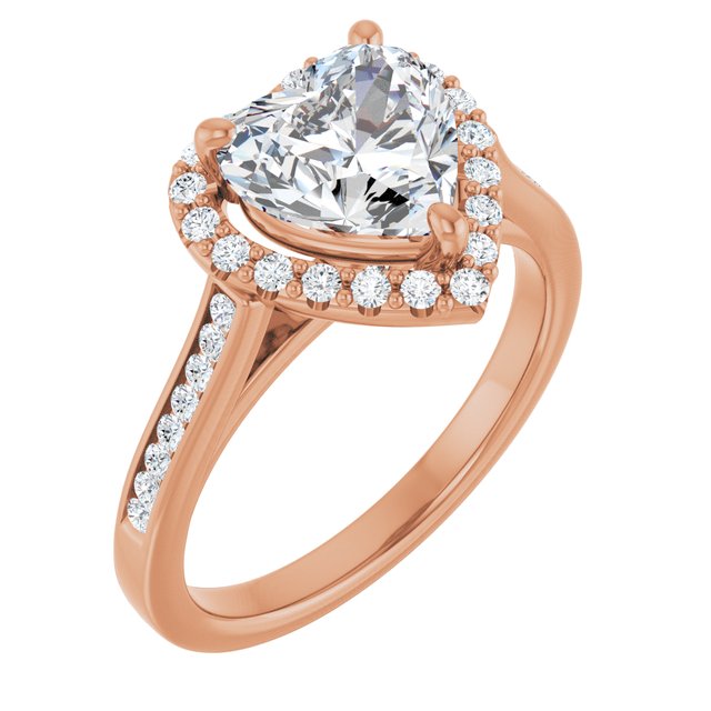Heart Engagement Ring Mounting