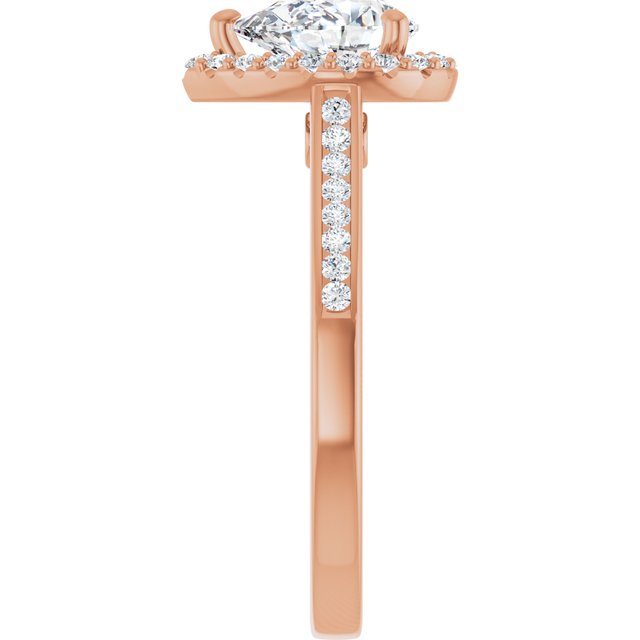 Pear Engagement Ring Mounting