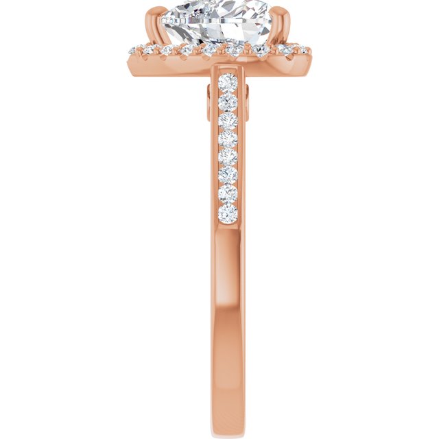 Heart Engagement Ring Mounting