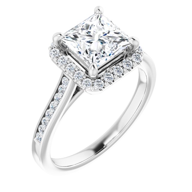 Square Engagement Ring Mounting