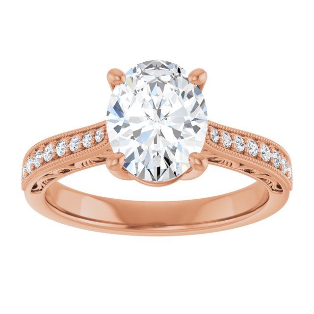 Emerald Engagement Ring Mounting