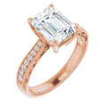 Emerald Engagement Ring Mounting