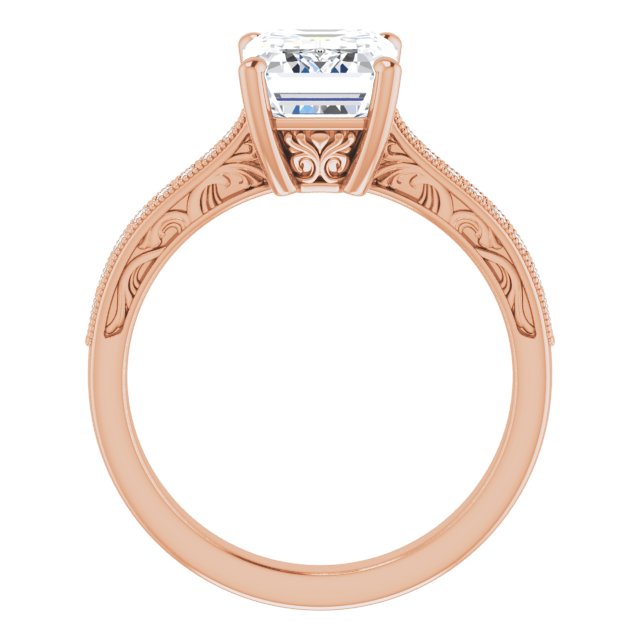 Emerald Engagement Ring Mounting