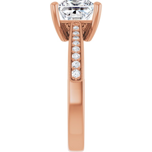 Square Engagement Ring Mounting