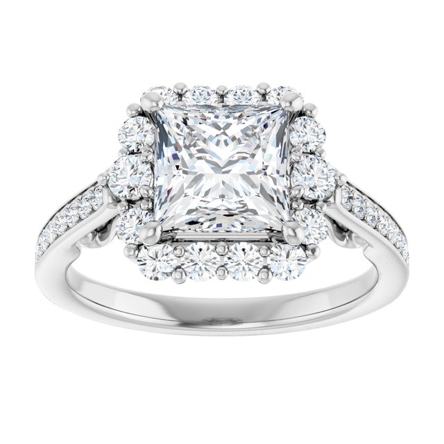 Square Engagement Ring Mounting