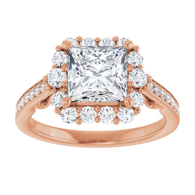 Square Engagement Ring Mounting