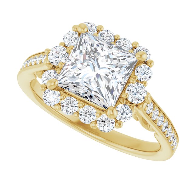 Square Engagement Ring Mounting