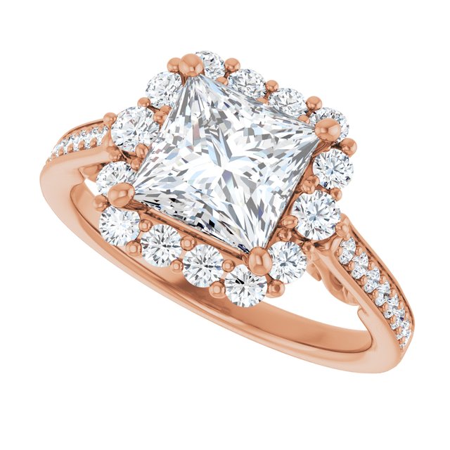 Square Engagement Ring Mounting