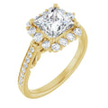 Square Engagement Ring Mounting