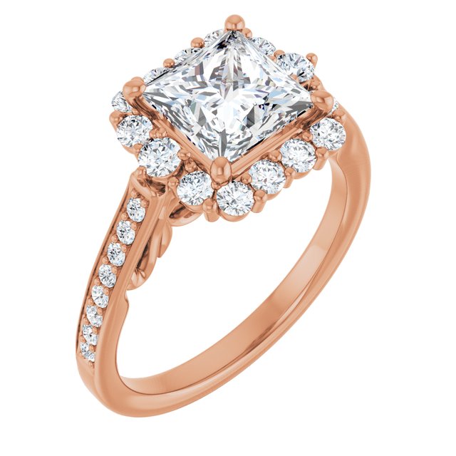 Square Engagement Ring Mounting