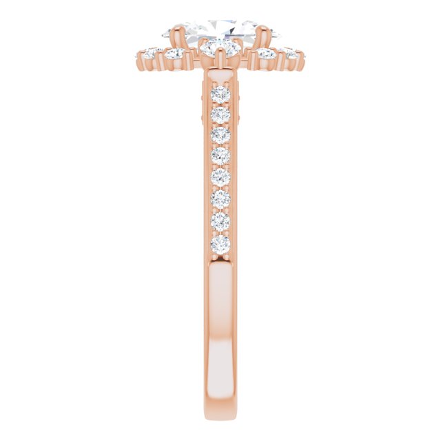 Oval Engagement Ring Mounting