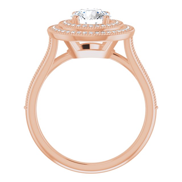 Round Engagement Ring Mounting