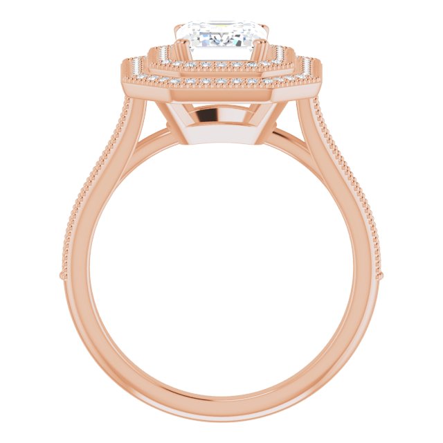Emerald Engagement Ring Mounting