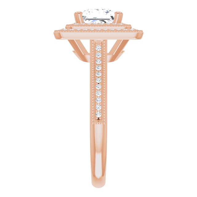 Square Engagement Ring Mounting