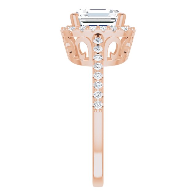 Asscher Ring Mounting