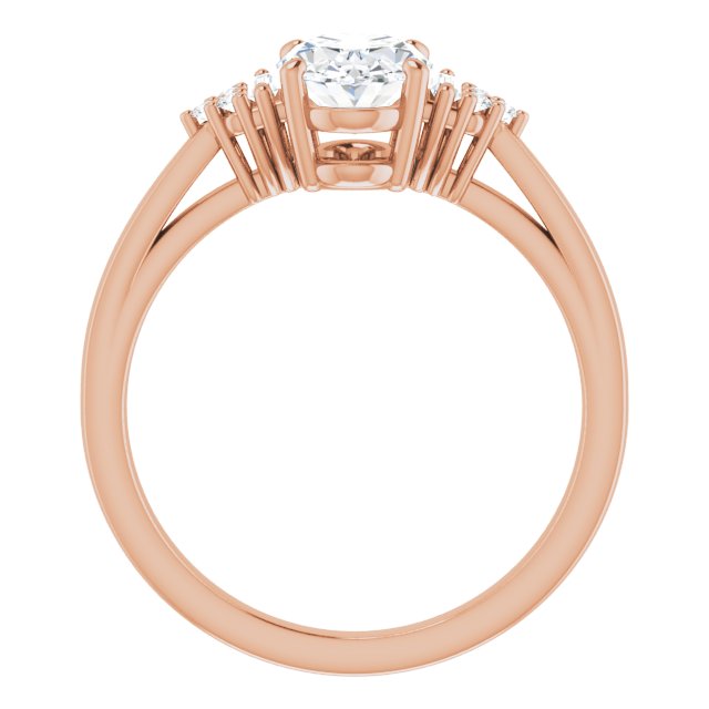 Oval Engagement Ring Mounting
