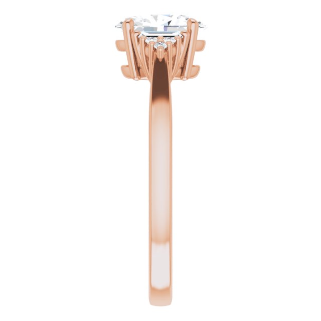 Oval Engagement Ring Mounting