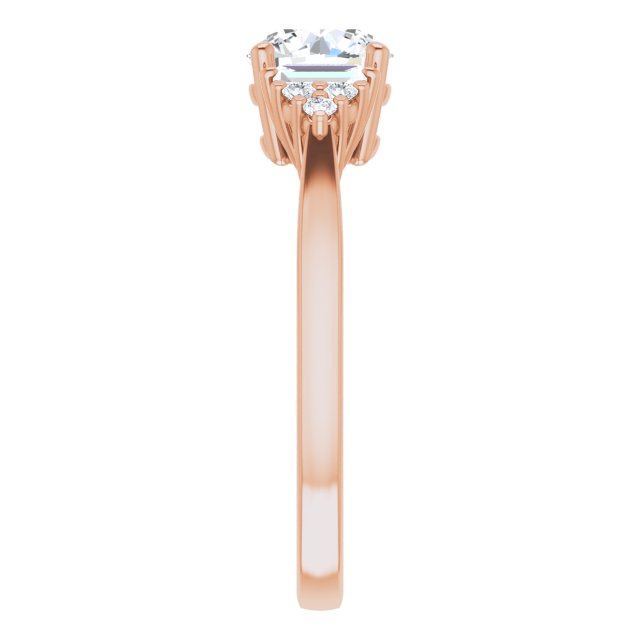 Round Engagement Ring Mounting