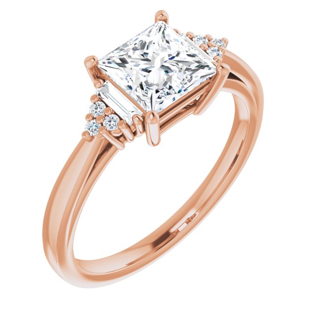 Square Engagement Ring Mounting