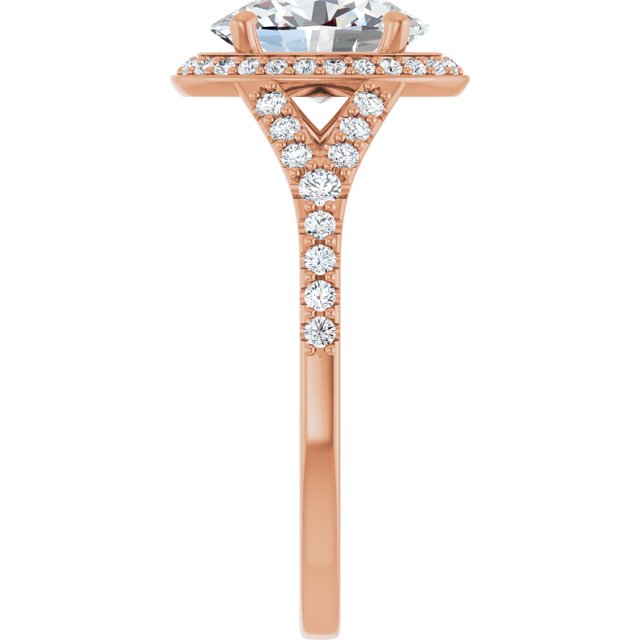 Oval Engagement Ring Mounting