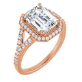 Emerald Engagement Ring Mounting