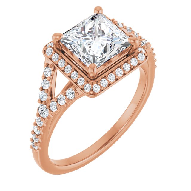 Square Engagement Ring Mounting