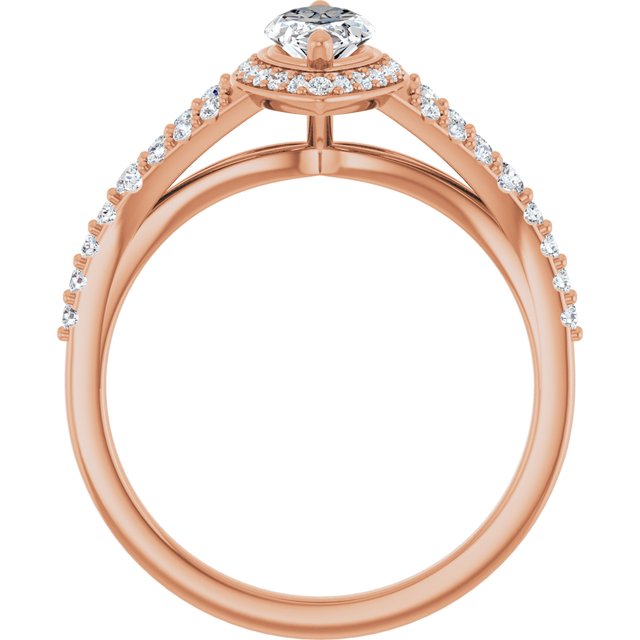 Marquise Engagement Ring Mounting