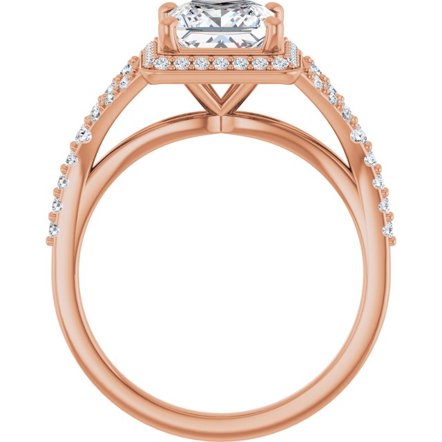 Square Engagement Ring Mounting