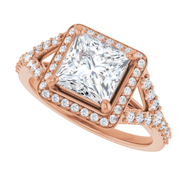 Square Engagement Ring Mounting