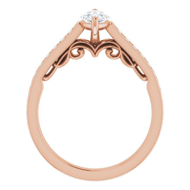 Marquise Engagement Ring Mounting