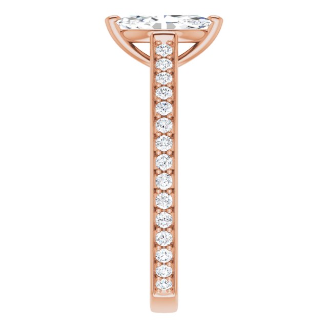 Marquise Engagement Ring Mounting