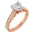 Heart Engagement Ring Mounting