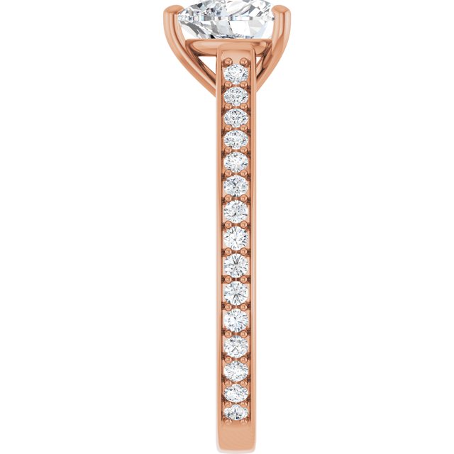 Heart Engagement Ring Mounting