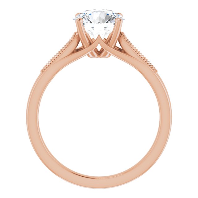 Round Engagement Ring Mounting