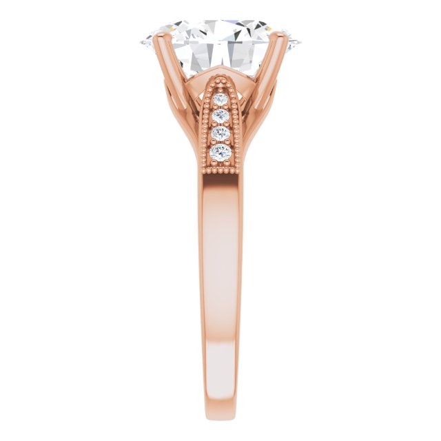 Oval Engagement Ring Mounting