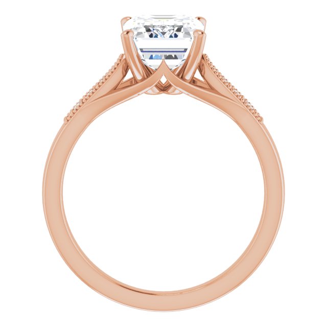 Emerald Engagement Ring Mounting