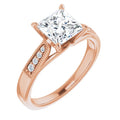 Square Engagement Ring Mounting