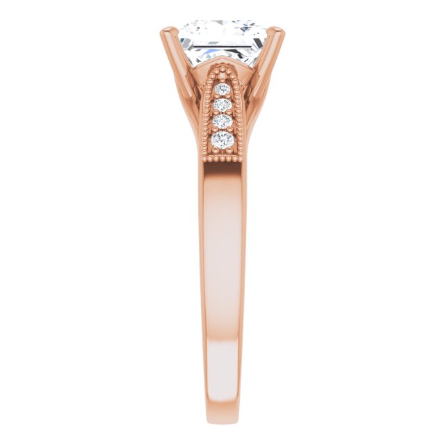 Square Engagement Ring Mounting