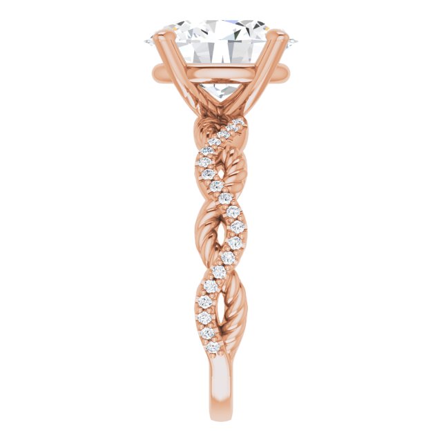 Oval Engagement Ring Mounting
