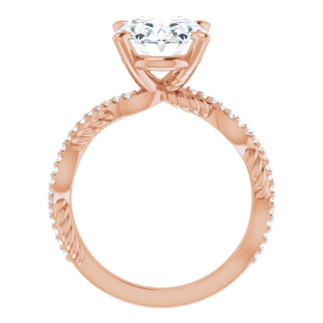 Oval Engagement Ring Mounting
