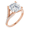 Cushion Engagement Ring Mounting