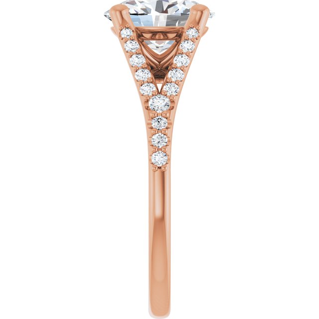 Oval Engagement Ring Mounting