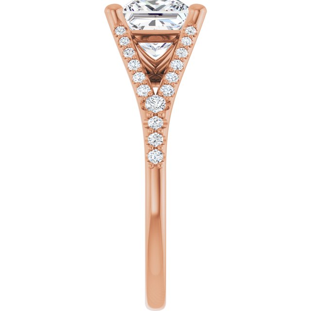 Square Engagement Ring Mounting
