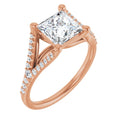 Square Engagement Ring Mounting