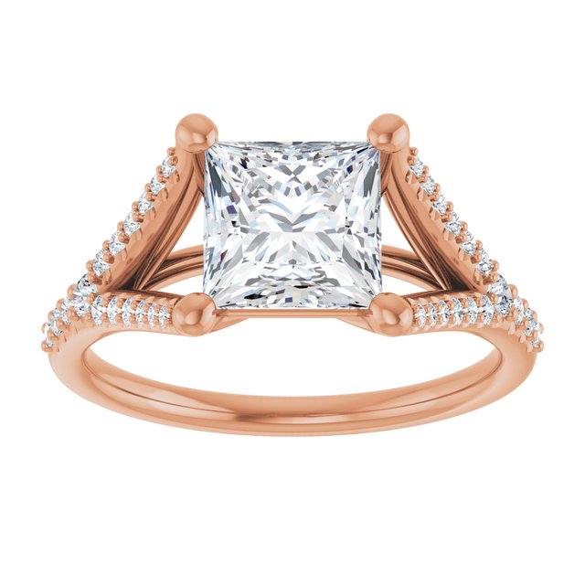 Square Engagement Ring Mounting