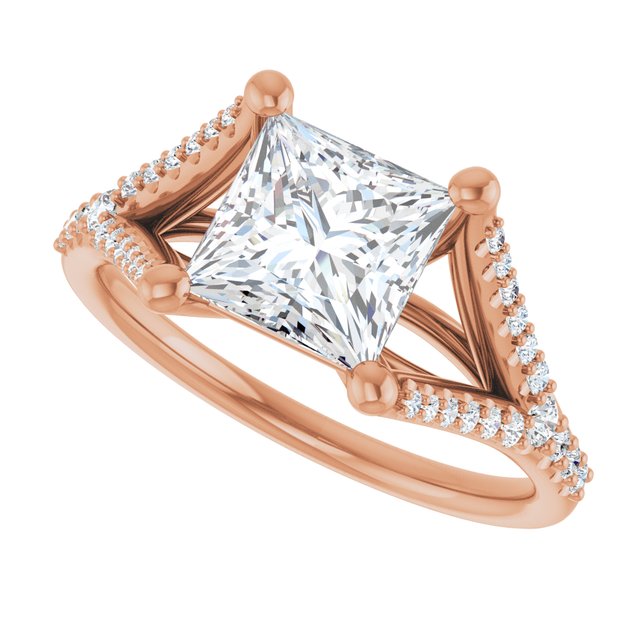 Square Engagement Ring Mounting